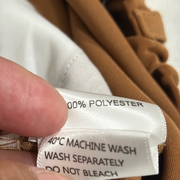 (N3)Tronjori Camel High-Waisted Wide-Leg Culotte Pants
Long Palazzo Pants,Size S - Picture 16 of 16